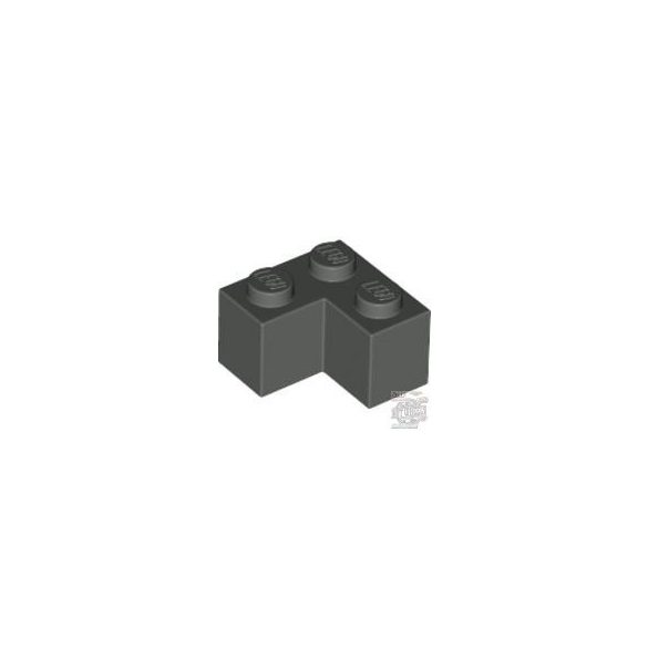 Lego Brick Corner 1X2X2, Dark grey