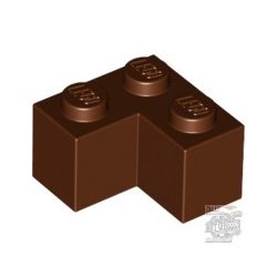 Lego Brick Corner 1X2X2, Reddish brown