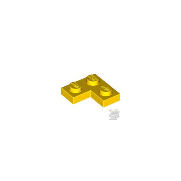 Lego CORNER PLATE 1X2X2, Bright yellow
