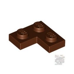 Lego Corner Plate 1X2X2, Reddish brown