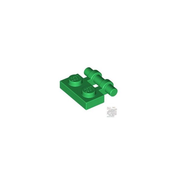 Lego Plate 1X2 W. Stick, Green