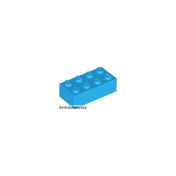 Lego Brick 2x4, Dark azur