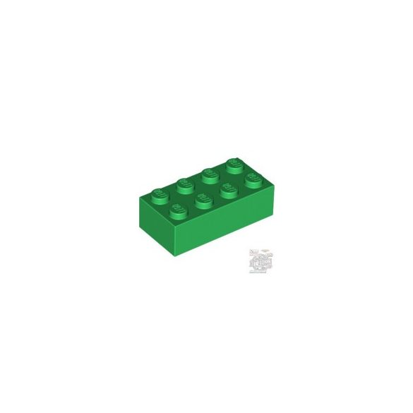 Lego Brick 2X4, Green