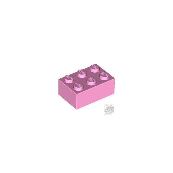 Lego BRICK 2X3, Rose