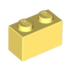 Lego BRICK 1X2, Cool yellow