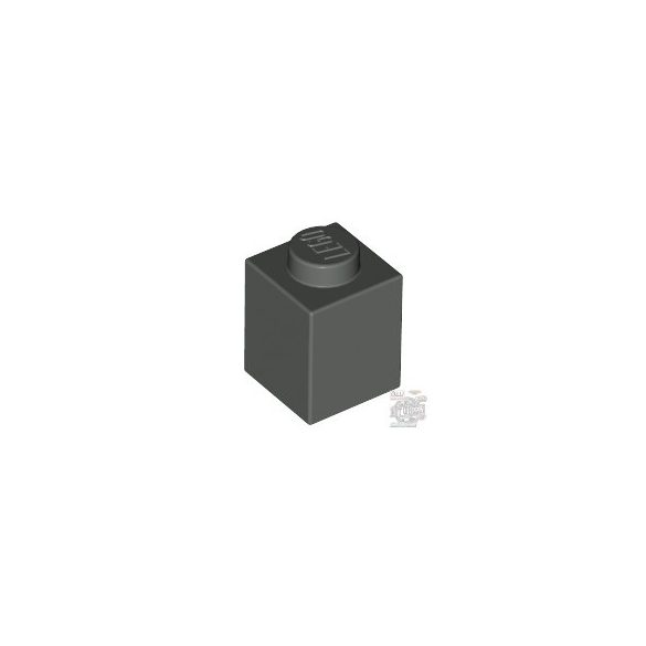 Lego Brick 1X1, Dark grey