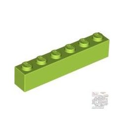 Lego BRICK 1X6, Bright yellowish green