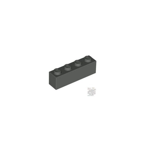 Lego Brick 1X4, Dark grey