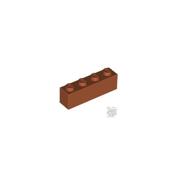 Lego BRICK 1X4, Dark orange