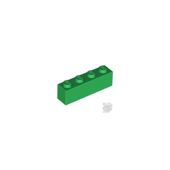 Lego BRICK 1X4, Green