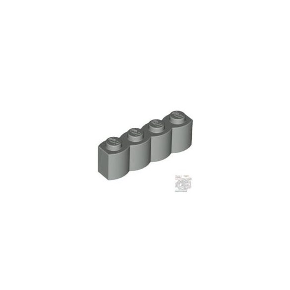 Lego Palisade Brick 1X4, Light grey