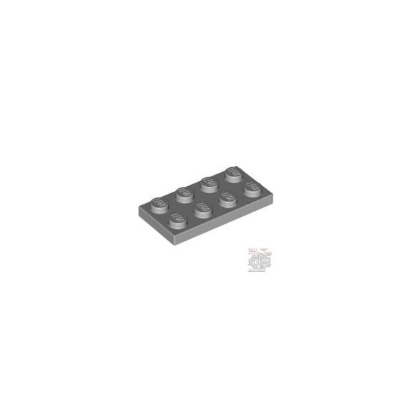 Lego Plate 2x4, Light grey
