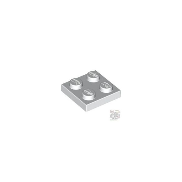 Lego Plate 2x2, White