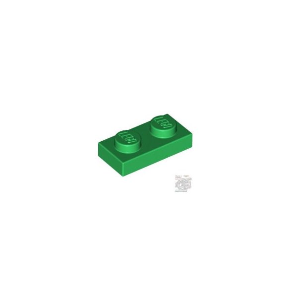 Lego Plate 1X2, Green