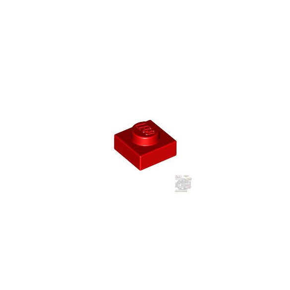 Lego PLATE 1X1, Bright red