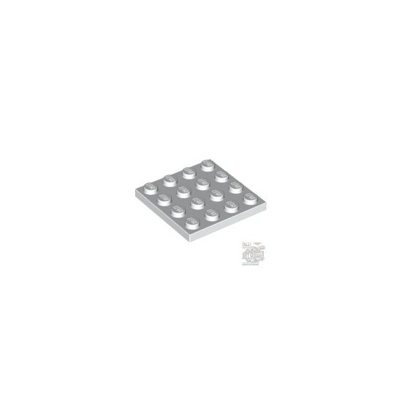 Lego Plate 4X4, White