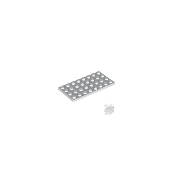 Lego Plate 4X8, White