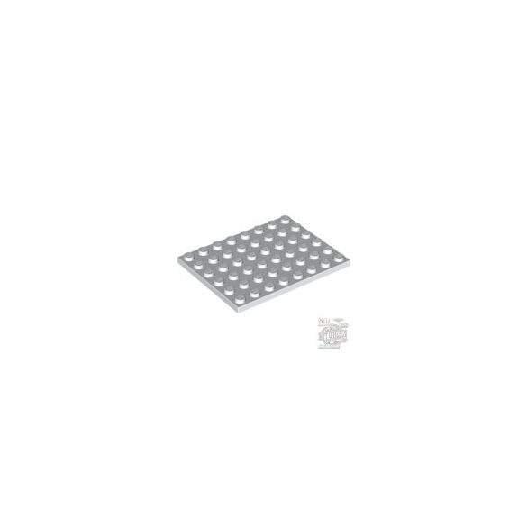 Lego Plate 6X8, White