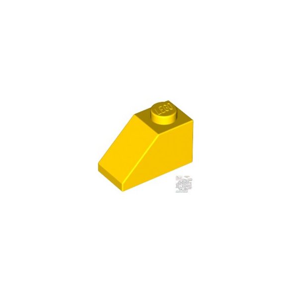 Lego ROOF TILE 1X2/45°, Bright yellow