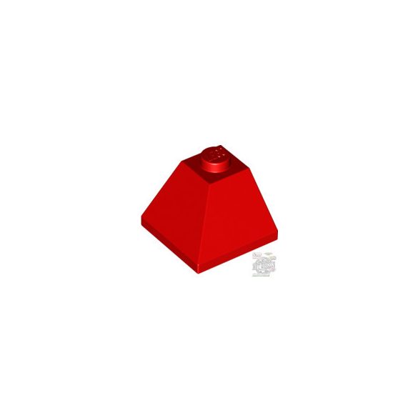 Lego CORNER BRICK 2X2/45° OUTSIDE, Bright red