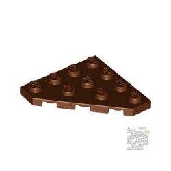 Lego Corner Plate 45 Deg. 4X4, Reddish brown