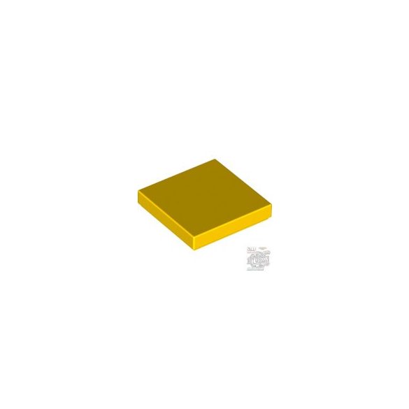 Lego Flat Tile 2X2, Bright Yellow