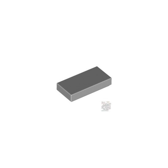 Lego Flat Tile 1X2, Light grey