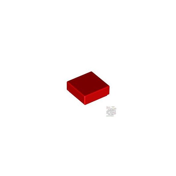 Lego Flat Tile 1X1, Bright red