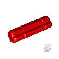 Lego 2M CROSS AXLE W. GROOVE, Bright red