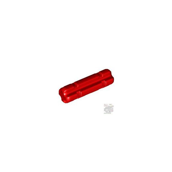 Lego 2M CROSS AXLE W. GROOVE, Bright red