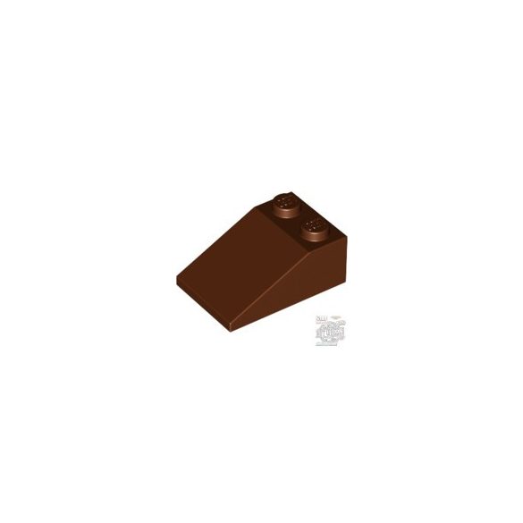 Lego ROOF TILE 2X3/25°, Reddish brown