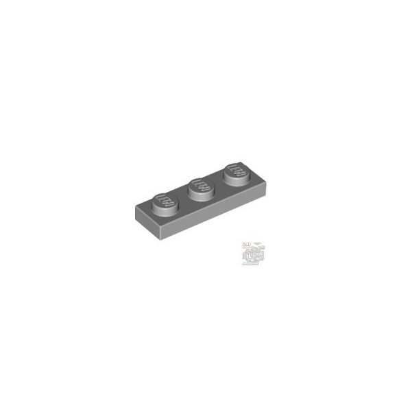 Lego Plate 1x3, Light grey