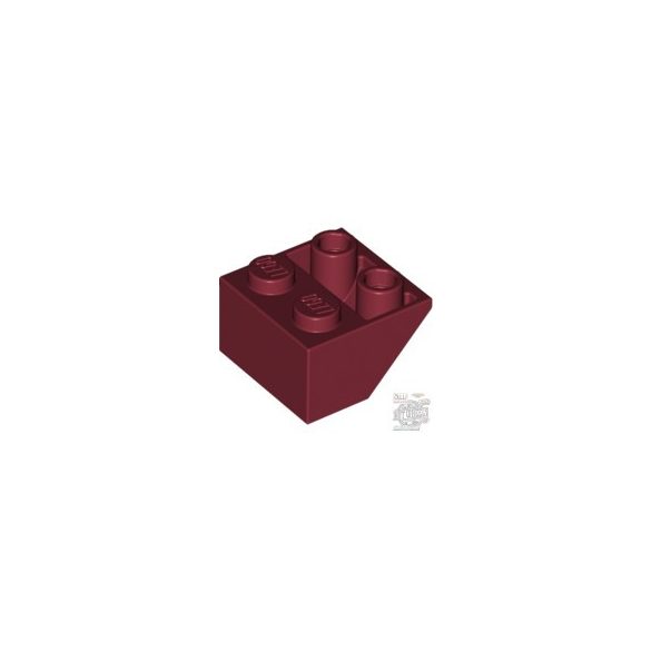 Lego ROOF TILE 2X2/45 INV., Dark red