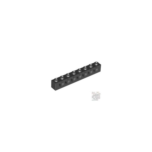 Lego Technic Brick 1X8 Ø4.9, Black