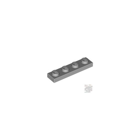 Lego Plate 1x4, Light grey