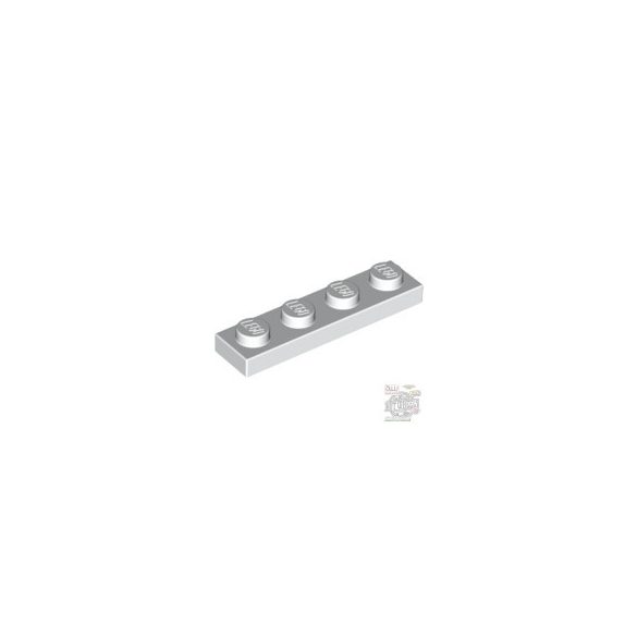 Lego Plate 1x4, White
