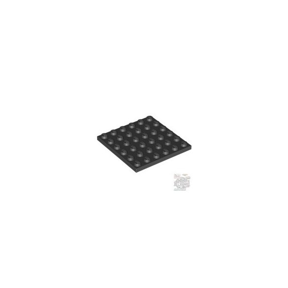 Lego Plate 6X6, Black