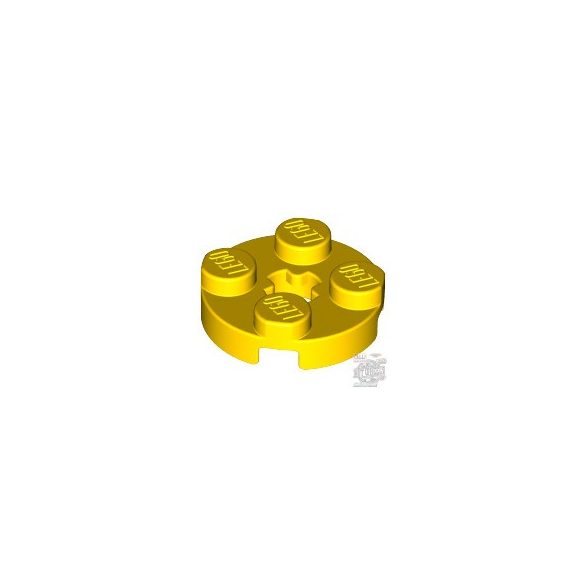 Lego PLATE 2X2 ROUND, Bright yellow