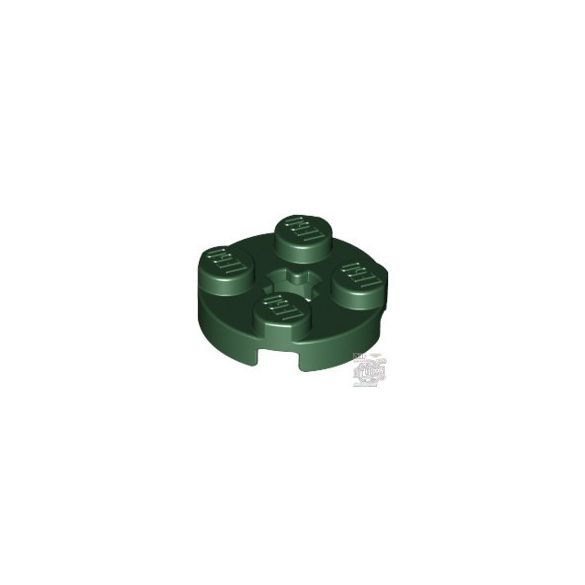 Lego PLATE 2X2 ROUND, Earth green