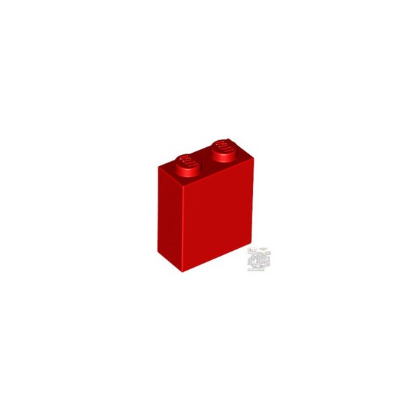 Lego BRICK 1X2X2, Bright red