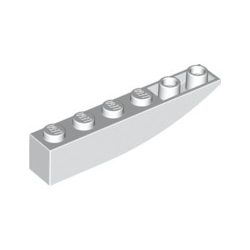 Lego BRICK 1X6 W/BOW, REV., White