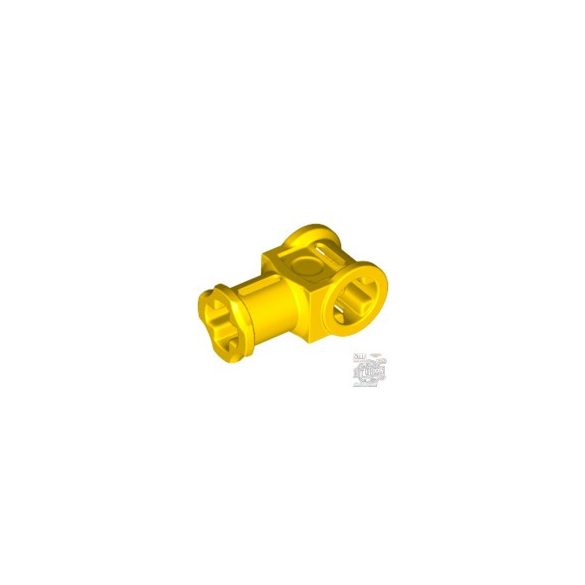 Lego Technic, Axle Connector with Axle Hole, Bright yellow