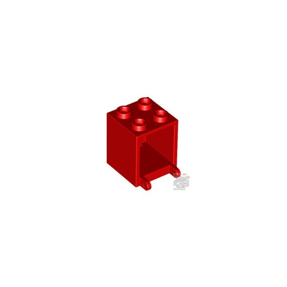 Lego MAILBOX, CASING 2X2X2, Bright red