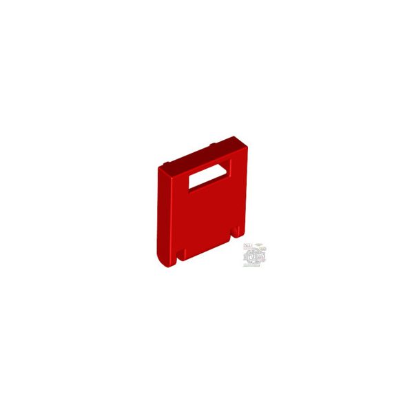 Lego MAILBOX, FRONT 2X2, Bright red