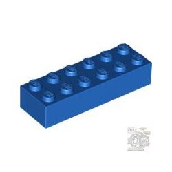 Lego Brick 2X6, Bright blue