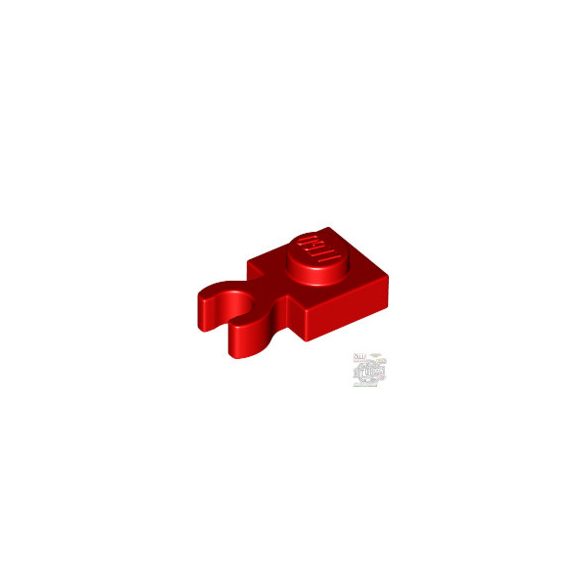 Lego PLATE 1X1 W. HOLDER, Bright red