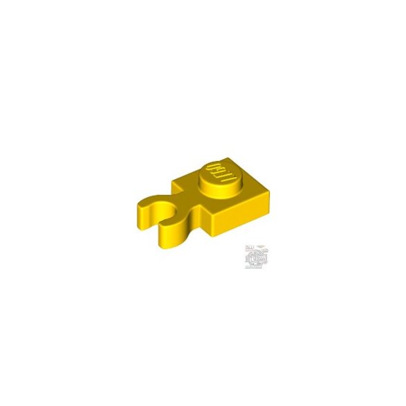 Lego PLATE 1X1 W/ HOLDER, Bright yellow