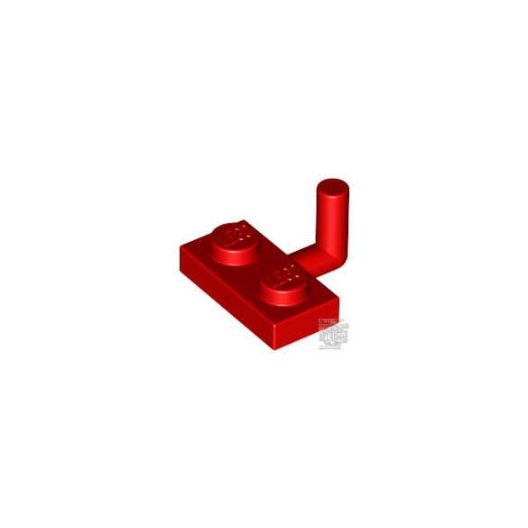 Lego PLATE W. HOOK 1X2, Bright red