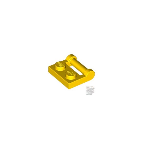 Lego PLATE 1X2 W. STICK 3.18, Bright yellow