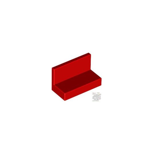 Lego WALL ELEMENT 1X2X1, Bright red